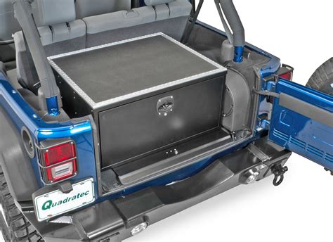 jeep cj metal storage box|storage box for jeep wrangler.